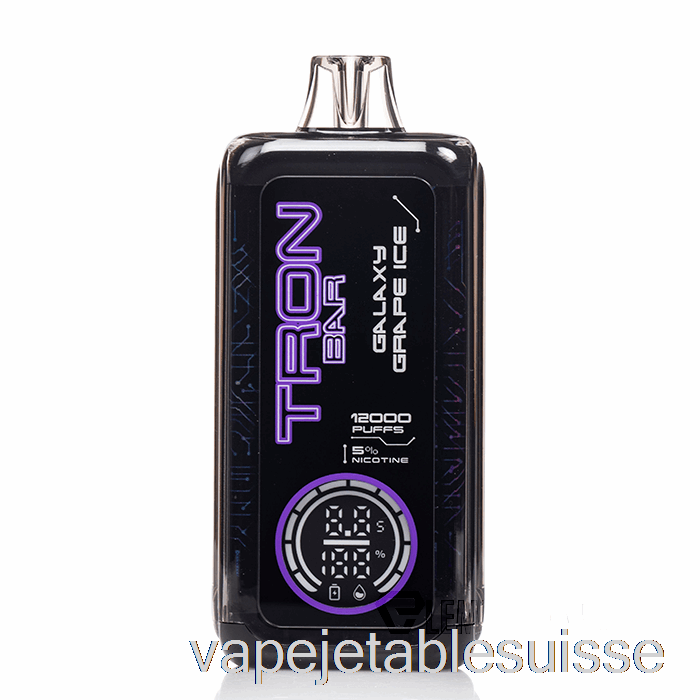 Vape Suisse Tron ​​bar 12k Jetable Galaxy Raisin Glace